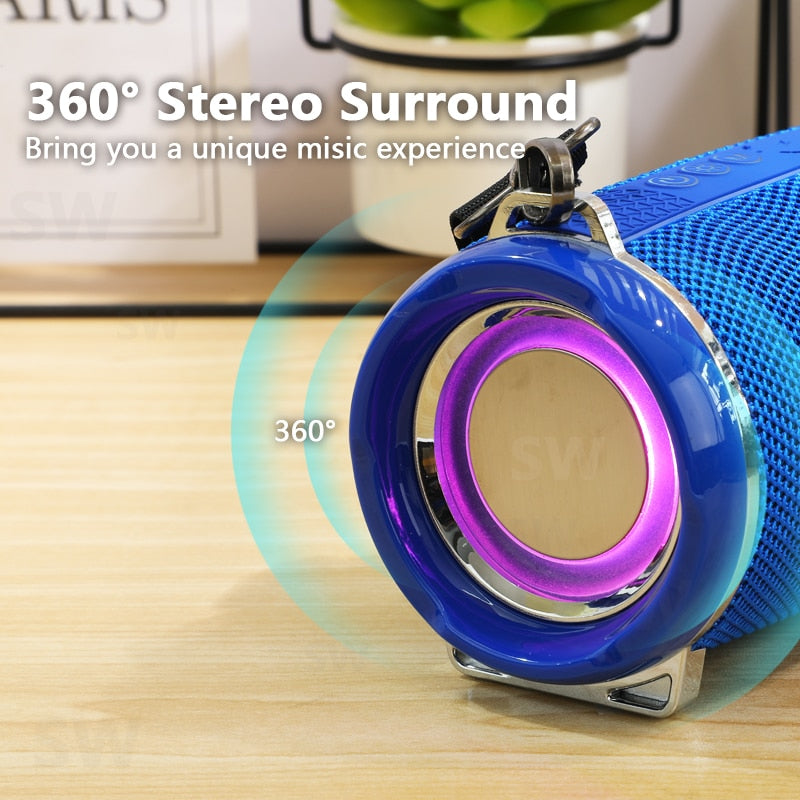 T&G RGB Double Bass Bluetooth Soundbox