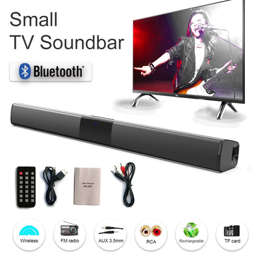40W TV Stick Portable Soundbar Wireless Home Cinema Sound System