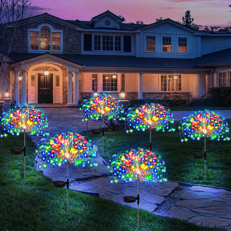 Solar Outdoor LED Firework Fairy Lights