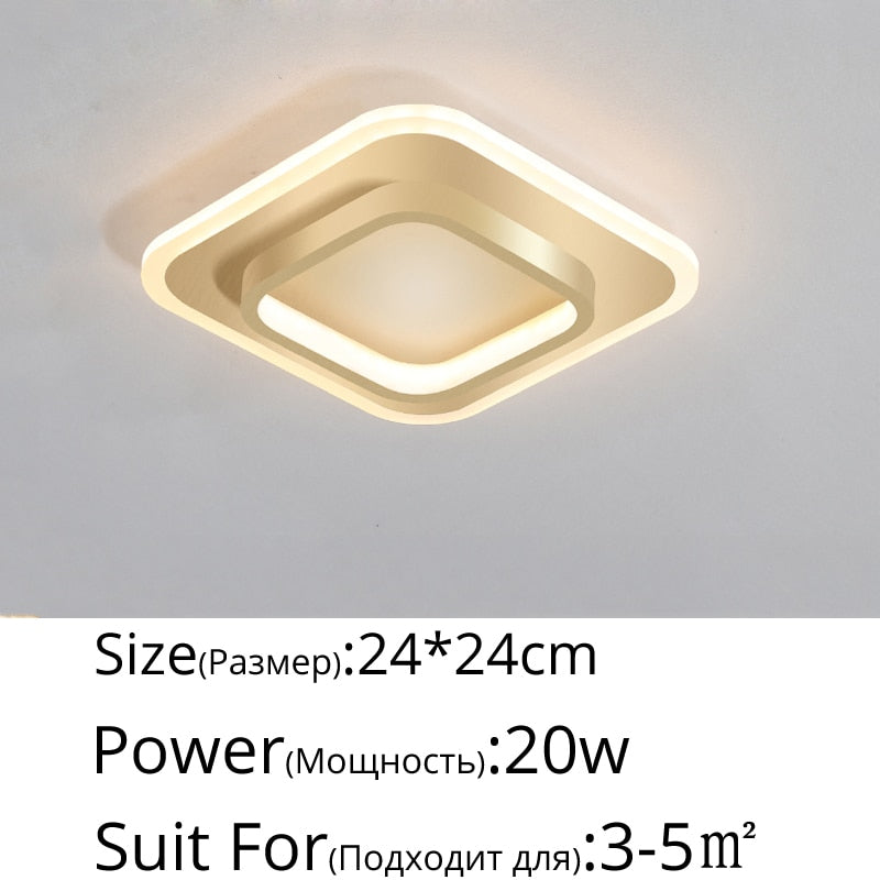 Modern LED Ceiling Light Square/Round