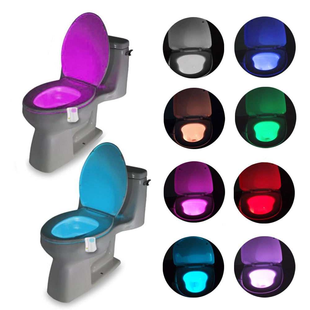 Smart Bathroom Toilet LED Nightlight