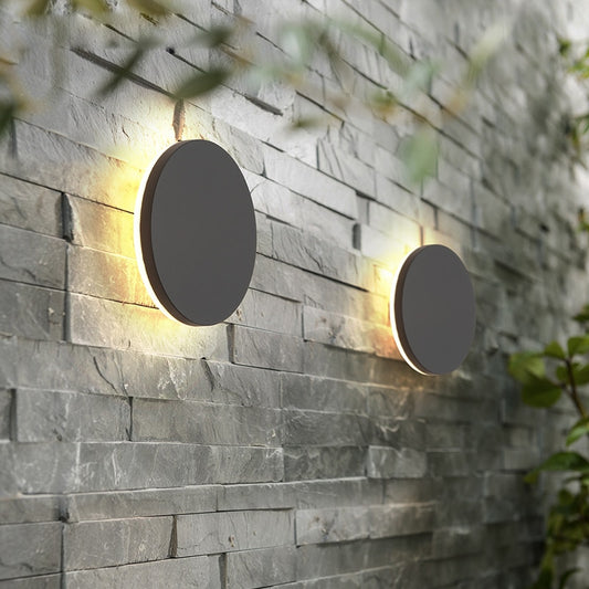 Circular Modern Outdoor Wall Lamp