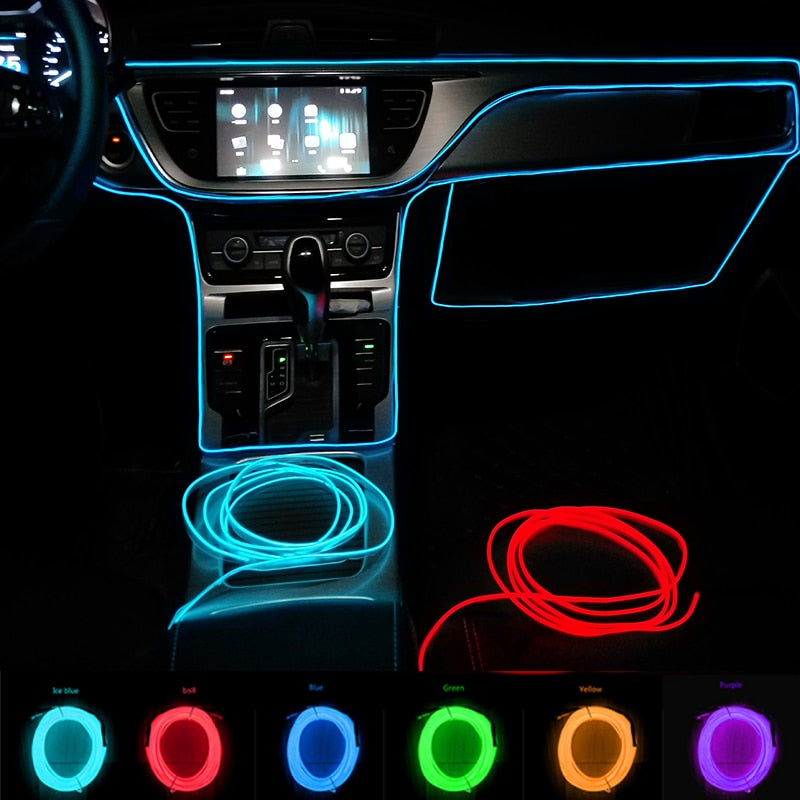 5m Car Interior LED Atmosphere Strips