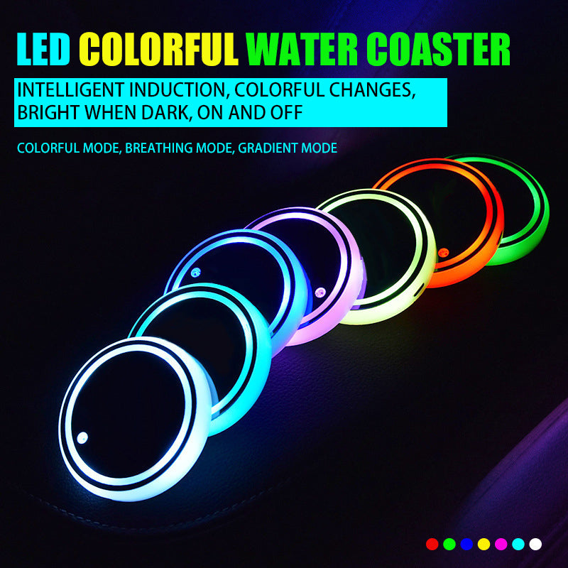 Luminous Car Water Cup Coaster