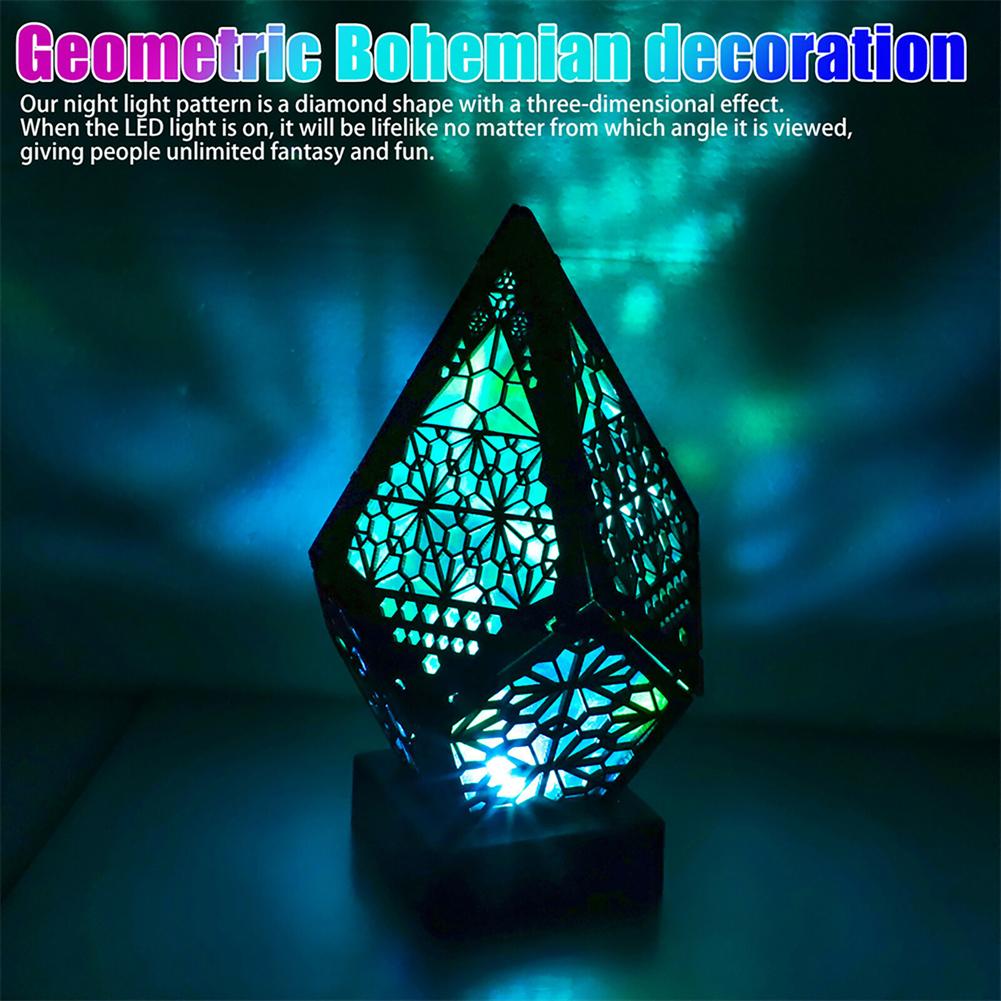Geometric Diamond Lamp