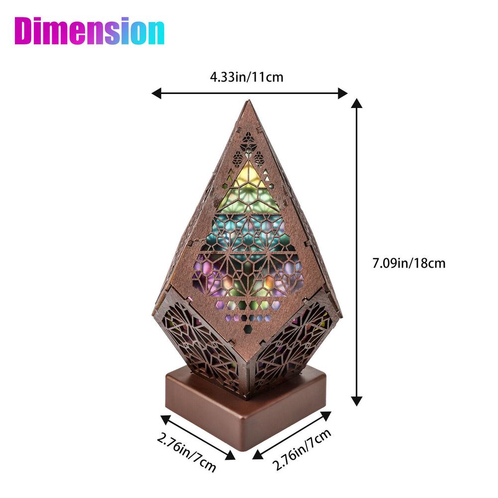 Geometric Diamond Lamp