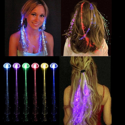 5pcs LED Glowing Hair Braids